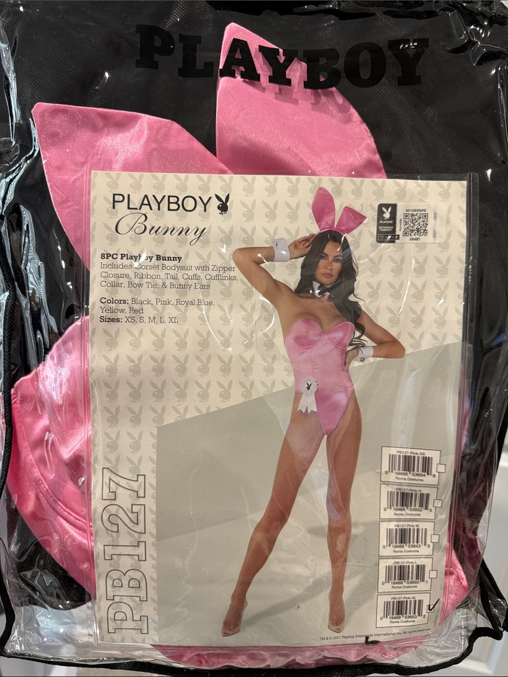 PLAYBOY Pink Bunny Halloween Costume Set
